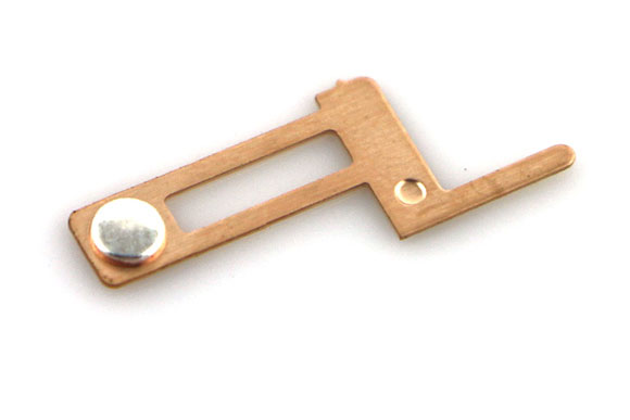 铜材铆合开关弹片端子 铜材铆合开关弹片端子